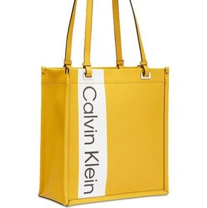 🌻NWT Calvin Klein women yellow franzy logo tote🌻